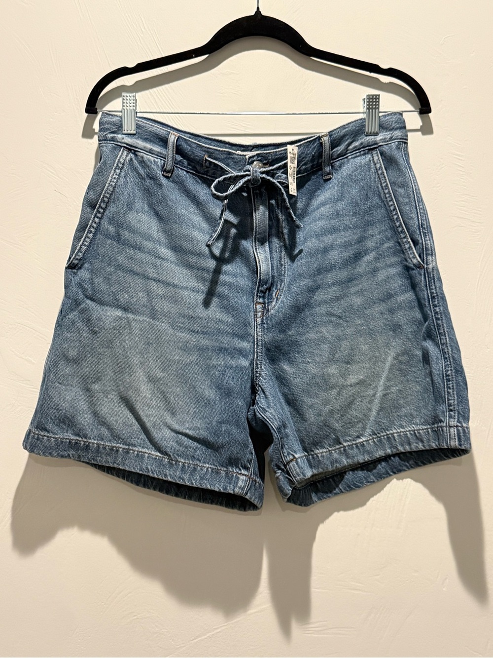 NWT! Madewell Denim Drawstring Shorts - Tie-Waist Shorts